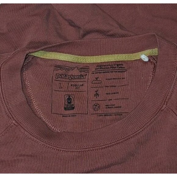 Patagonia Sweatshirt Adult Large Orange Long Sleeve Sweatshirt - Picture 3 of 5